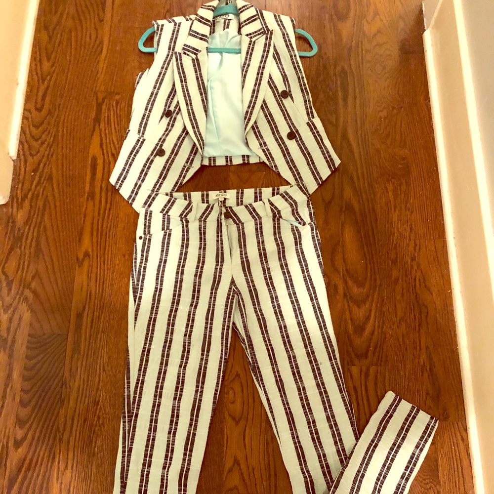 Kenzo sleeveless suit set